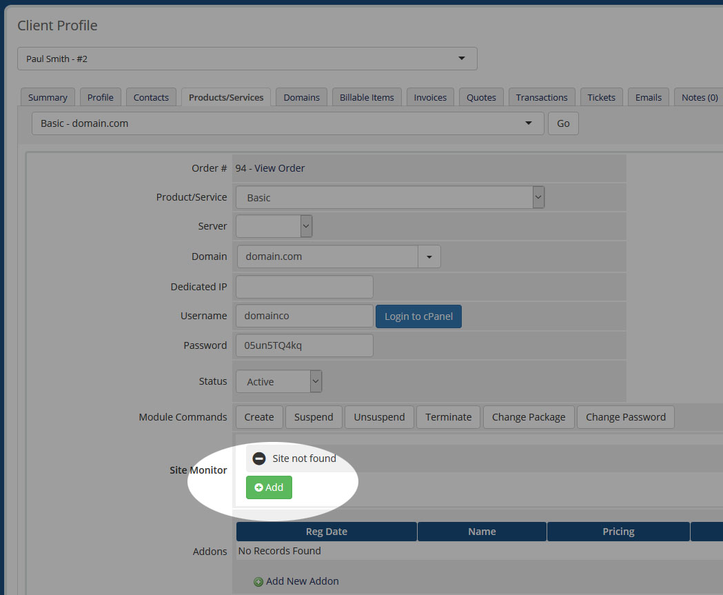 Client Hosting